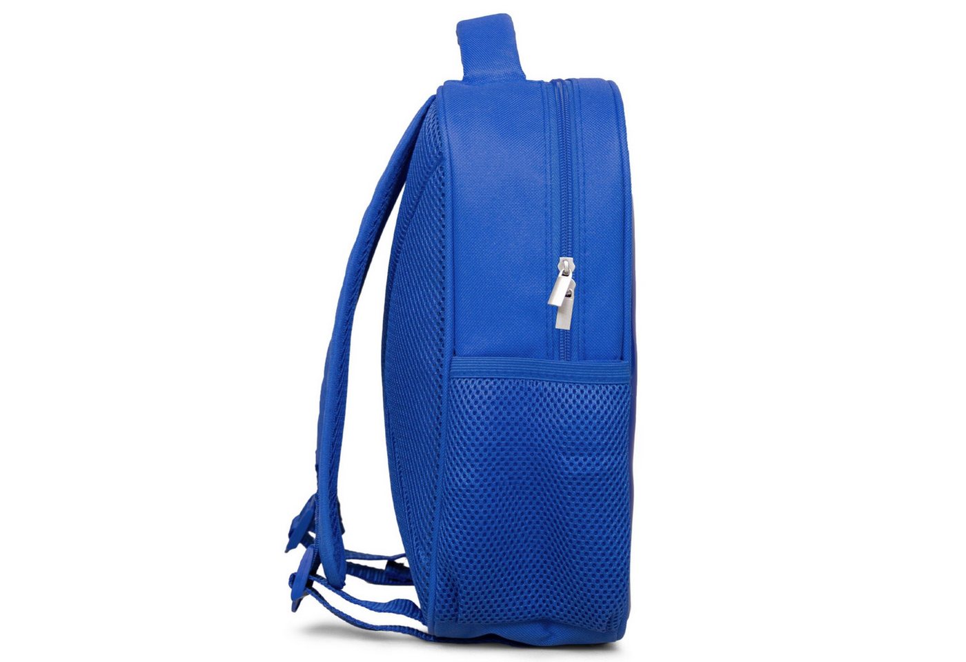 NoBoringSuitcases.com© Rucksack Blau - Polizei- und Sicherheitsmuster auf hellblau, Kinderrucksack, Schulrucksack, Freizeitrucksack, Jungen, Kindergarten Bild 4