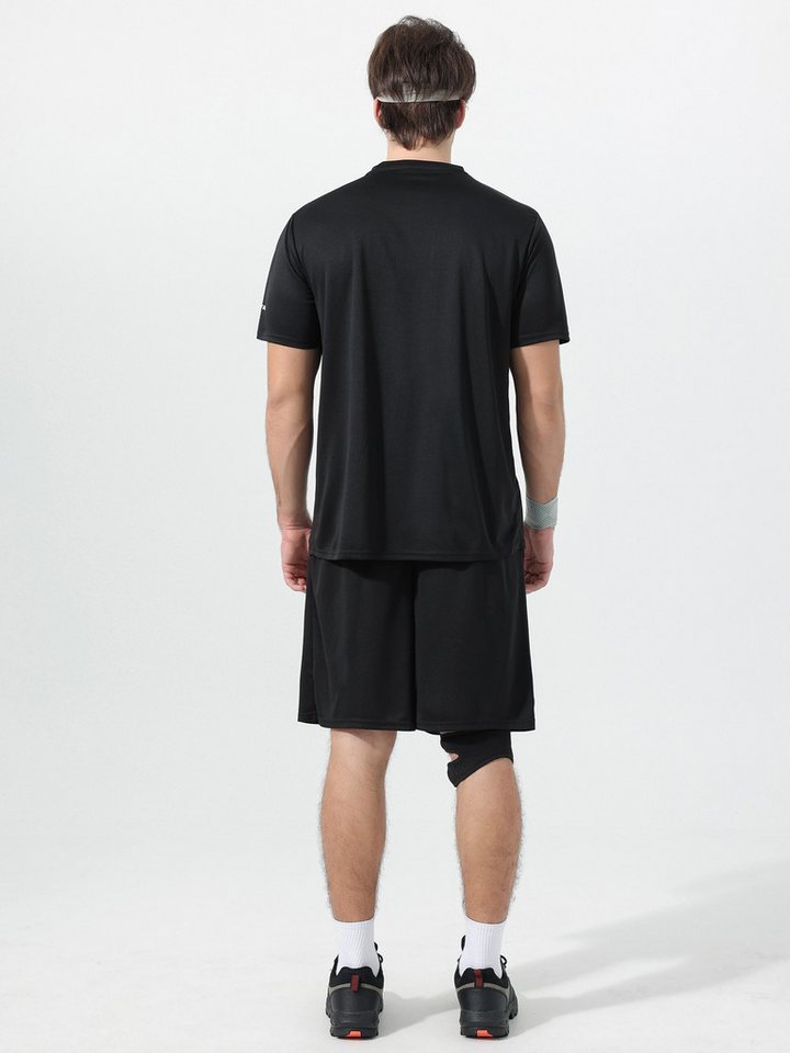 YOUTHUP Sportanzug, Herren Sportanzug Kurzes Set Outfits Fitnessstudio Athletik