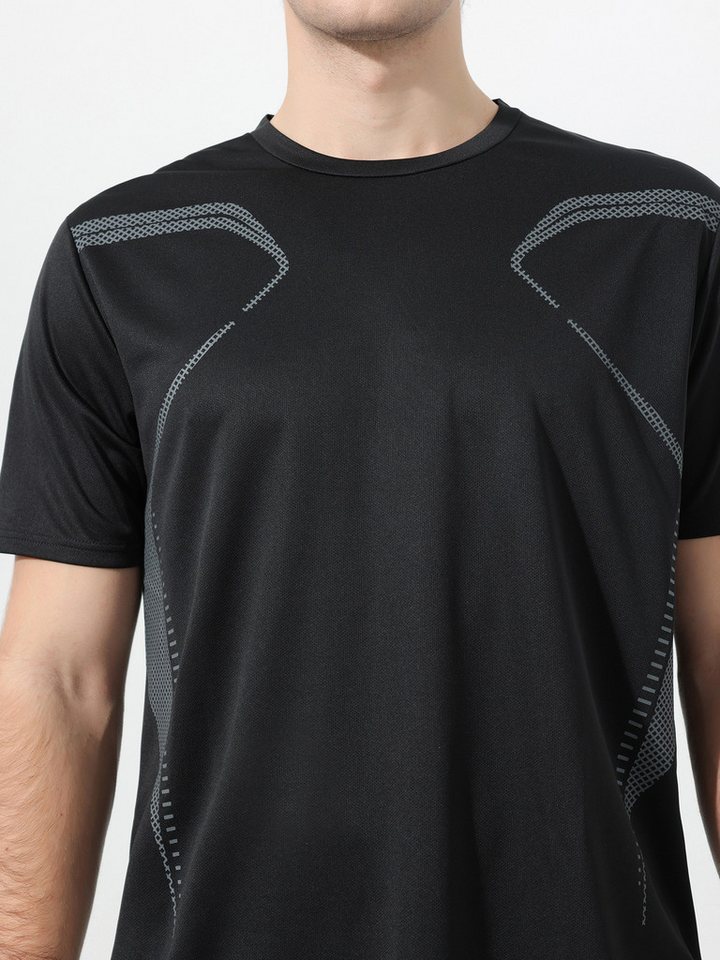 YOUTHUP Sportanzug, Herren Sportanzug Kurzes Set Outfits Fitnessstudio Athletik Bild 2