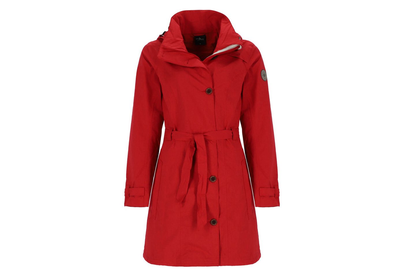 Blue Wave Funktionsmantel Damen Funktions-Trenchcoat Jennifer - Regenjacke Wasserdicht Winddicht Wassersäule 10000 mm, Verschweißte Nähte, Atmungsaktiv, Mesh-Futter Bild 3