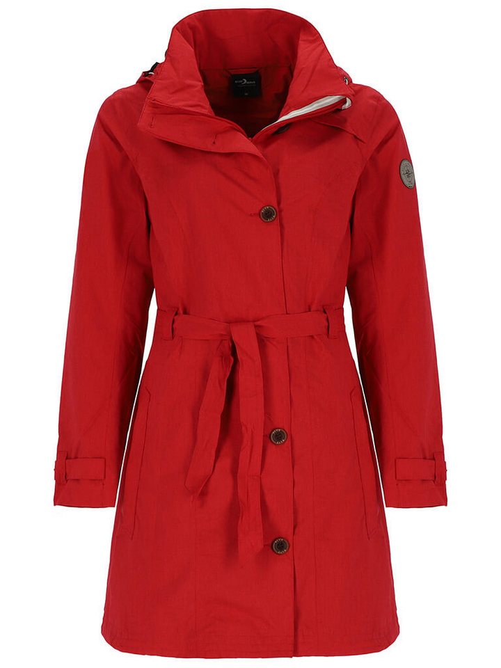 Blue Wave Funktionsmantel Damen Funktions-Trenchcoat Jennifer - Regenjacke Wasserdicht Winddicht Wassersäule 10000 mm, Verschweißte Nähte, Atmungsaktiv, Mesh-Futter Bild 5