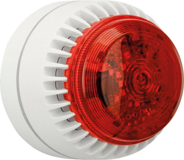 ROLPSBSVRLW1S8 - Rolp Solista Beacon, rote Linse, weiß, Shallow Base
