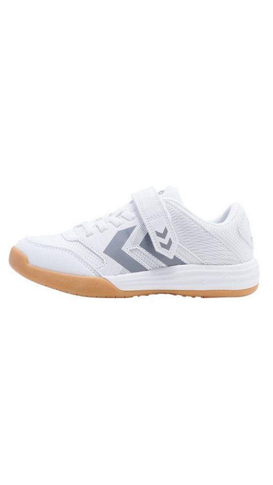 hummel Hallen-Indoorschuhe Multiplay Stable VC weiss/grau Kinder Badmintonschuh