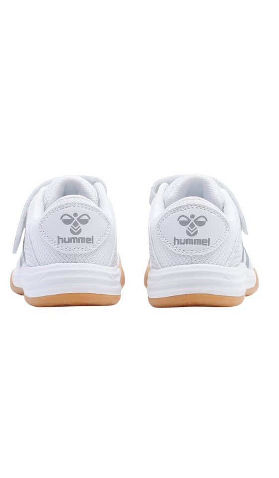 hummel Hallen-Indoorschuhe Multiplay Stable VC weiss/grau Kinder Badmintonschuh Bild 4