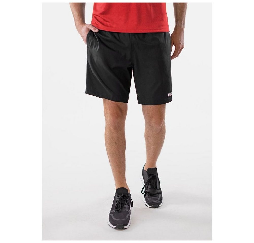 Jako Sporthose Short Classico (Stretch-Micro-Twill, Seitentaschen) schwarz Herren