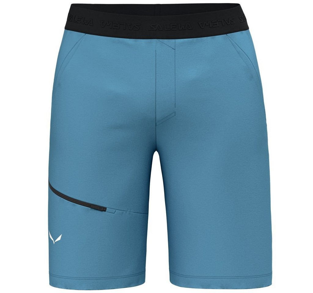 Salewa Trekkinghose Trekking-Wanderhose Puez 4 Short (4-Wege-Stretch) kurz blau Herren Bild 4