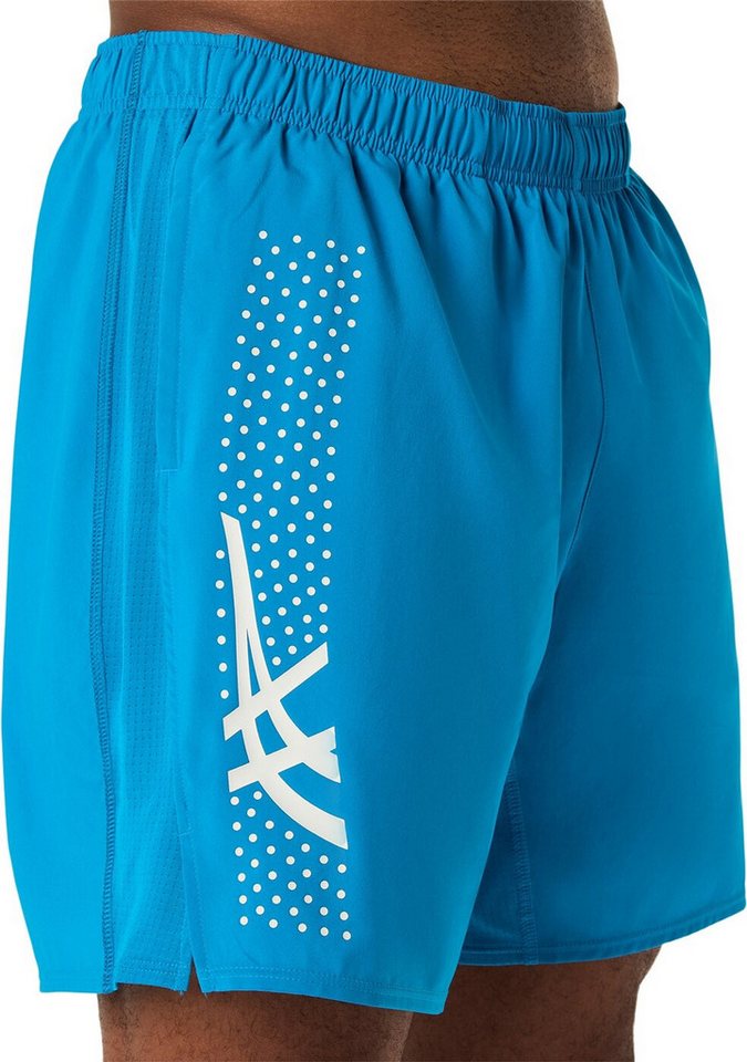 Asics Laufhose ICON 7IN SHORT AEGEAN BLUE/CREAM