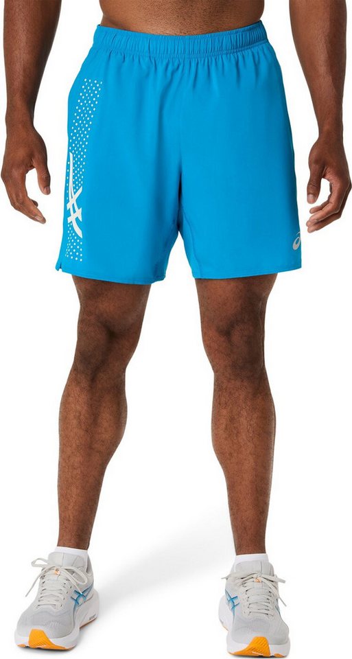 Asics Laufhose ICON 7IN SHORT AEGEAN BLUE/CREAM Bild 2