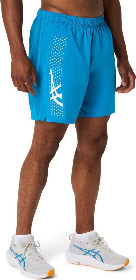 Asics Laufhose ICON 7IN SHORT AEGEAN BLUE/CREAM Bild 3