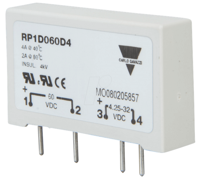 RP1A23D5 - Halbleiterrelais SIL-Gehäuse, 1-pol, 5 A, 12 - 265 V DC