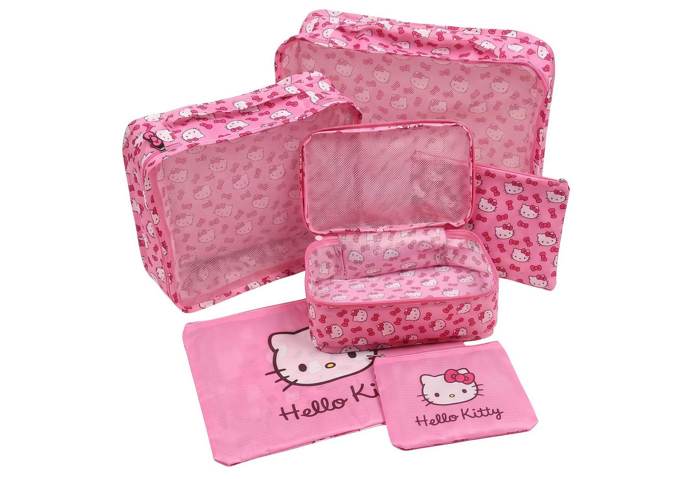 Sarcia.eu Kofferorganizer Hello Kitty Reise-Organizer-Set für Koffer, 6-teilig Bild 5