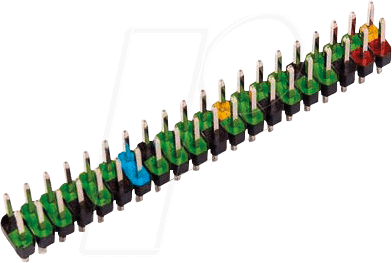 RPI HEADER CG3 - Raspberry Pi - GPIO Header, 40-polig, RM 2,54, farblich kodiert