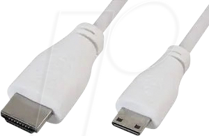 RPI MINI-HDMI 1 - Raspberry Pi - Kabel, mini-HDMI auf HDMI, 1m, weiß