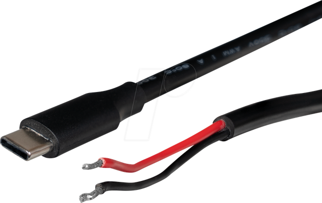 RPI USB-C 100 5A - Raspberry Pi - USB-C auf offene Enden, max. 5 A, 1m