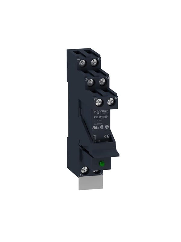 RSB1A160BDPV - Interface-Relais Zelio, 1 CO, 24 V DC , 16 A