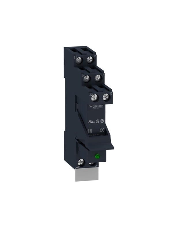 RSB2A080BDPV - Interface-Relais Zelio, 2 CO, 24 V DC , 8 A
