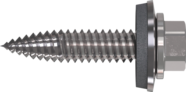 RST 67217/7 - RP-T2 SW 8 EPDM Scheibe 16 mm, 6,0 X 25, Bimetall A2, 100 Stück