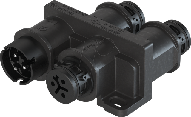 RST08I3 VT2 SW - Verteiler RST Micro 08i3, schwarz