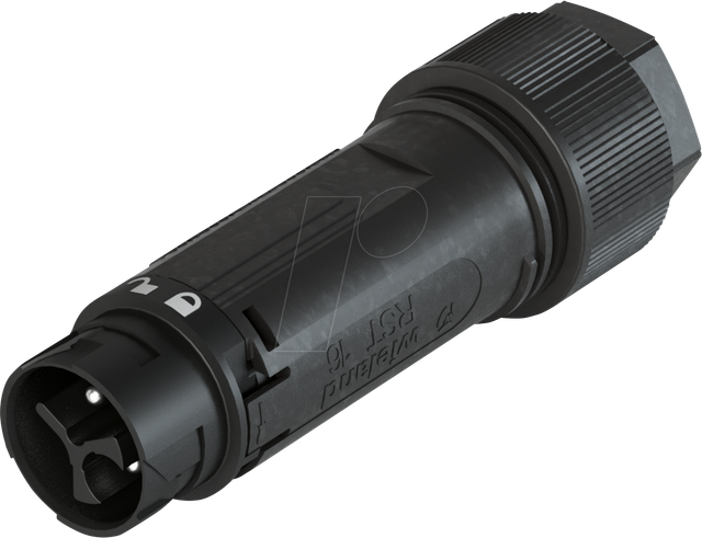 RST16I3 S2 - Steckverbinder RST Mini 16i3, Stecker schwarz