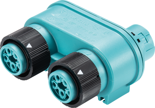 RST16I5 V2P1 T - Verteiler RST Mini 16i5, türkisblau