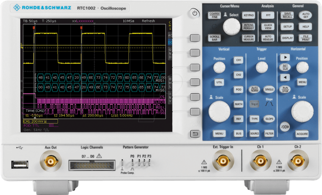 RTC 1K 202 - Digital-Speicher-Oszilloskop RTC 1000, 200 MHz, 2 Kanäle