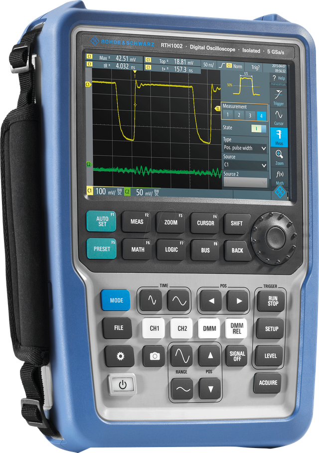RTH 1002 MSO - Handheld-Oszilloskop RTH1002, 60 MHz, 2 Kanäle, Multimeter