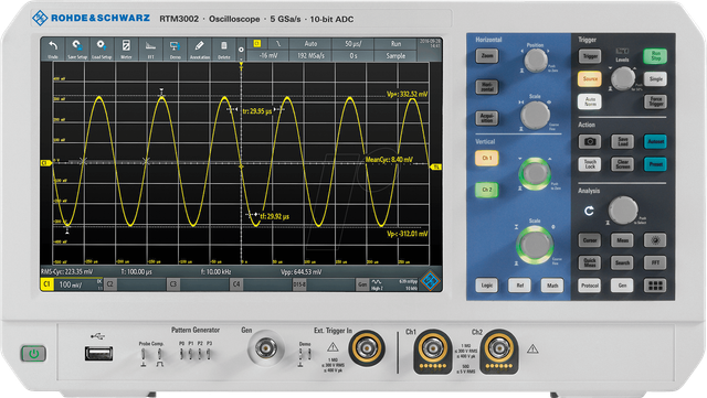 RTM 3K COM2 - RTM3000-Komplettset, inkl. Software Bundle PK1, 1 GHz, 2 Kanäle