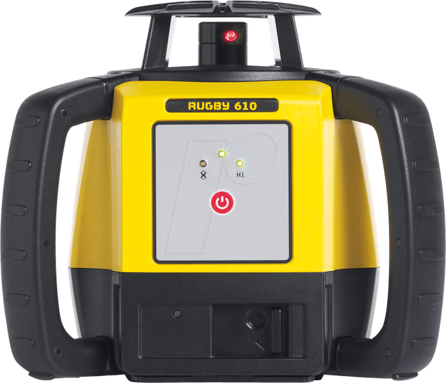 RUGBY 610 - Rotationslaser, rot, mit Rod Eye 120