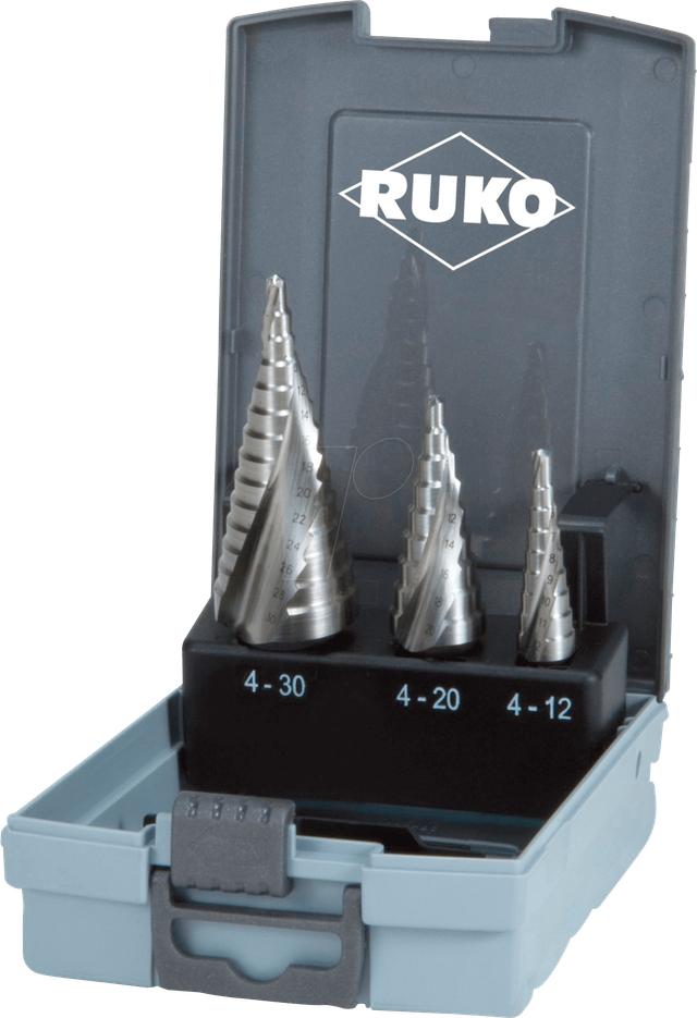 RUKO 101026RO - Stufenbohrersatz, 4,0 - 30,0 mm, 3-teilig