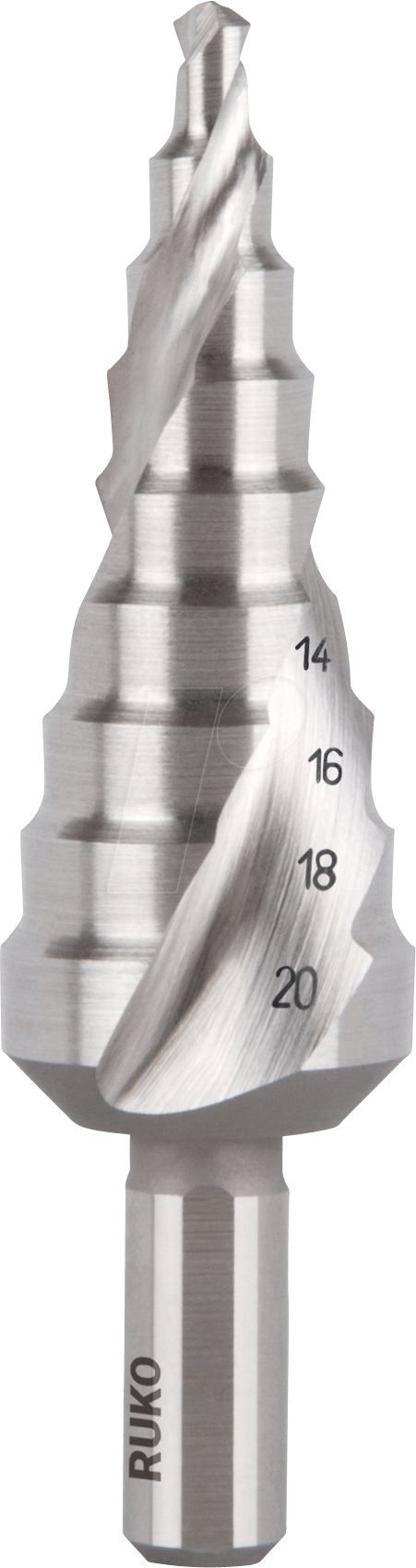 RUKO 101051 - Stufenbohrer, 4,0 - 20,0 mm