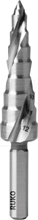 RUKO 101650-9 - UC Stufenbohrer 4 - 12 mm, FLOWSTEP TIP, HSS
