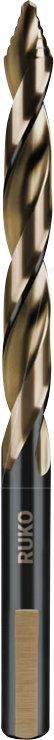 RUKO 259080E - UC Spiralbohrer 8,0 mm, FLOWSTEP TIP, HSSE-Co 5
