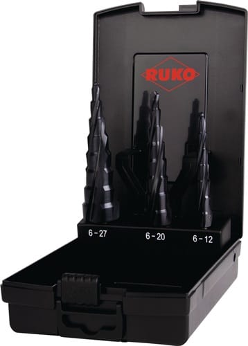 RUKO101087PRO - Stufenbohrer-Satz HSS RUnaTEC - 3 tlg.