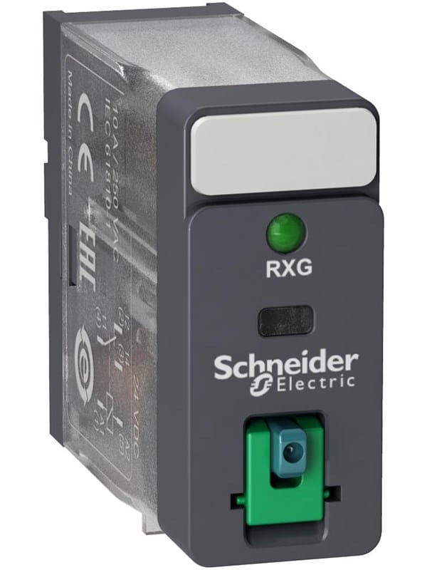 RXG12BD - Interface-Relais mit LED, 1 Wechsler, 24 V, 10 A
