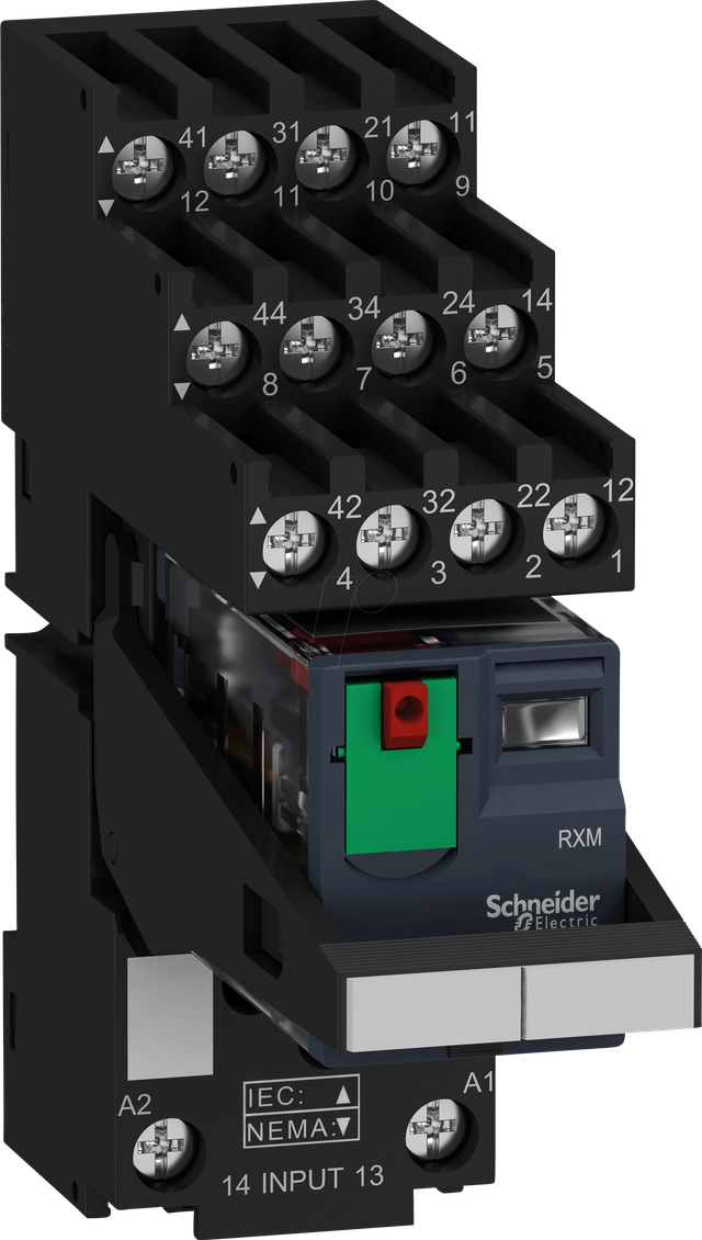 RXM4AB2P7PVS - Koppelrelais Zelio, 4 CO, 230 V AC , 6 A