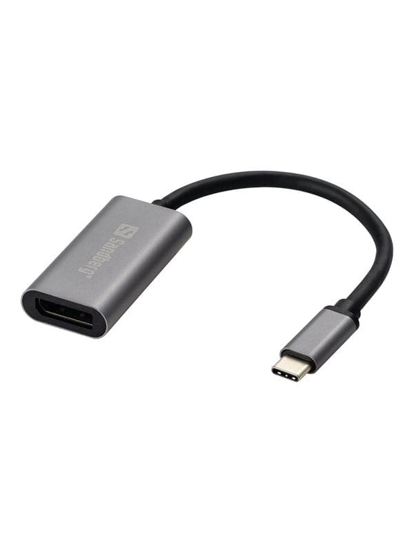 SANDBERG 136-19 - Adapter USB-C > DisplayPort, 4K@60Hz, Aluminium
