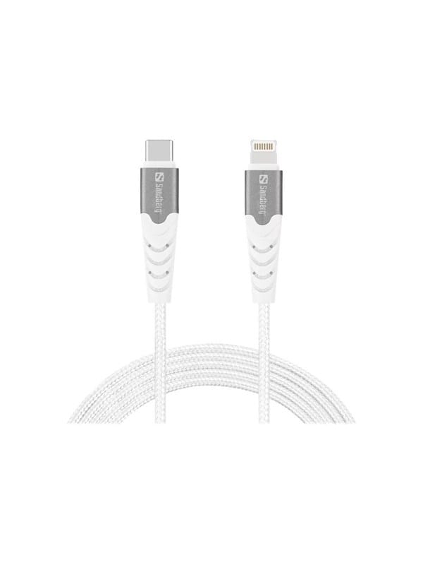 SANDBERG 136-48 - Sync- & Ladekabel, USB-C > Lightning, 2m