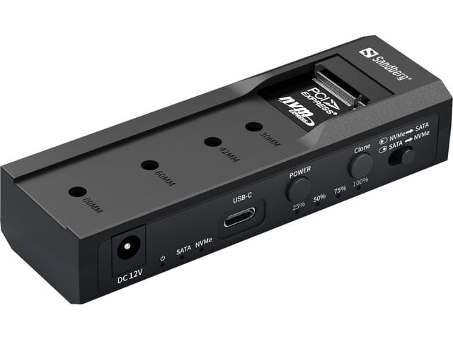 SANDBERG 136-49 - Duplicator/Clone Station, M.2 NVMe + Sata, USB-C 3.2