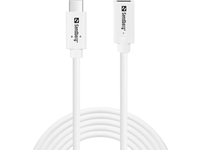 SANDBERG 136-55 - Sync- & Ladekabel, USB-C Verlängerungskabel, 2m