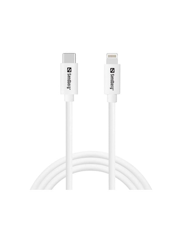 SANDBERG 136-58 - Sync- & Ladekabel, USB-C > Lightning, 1m