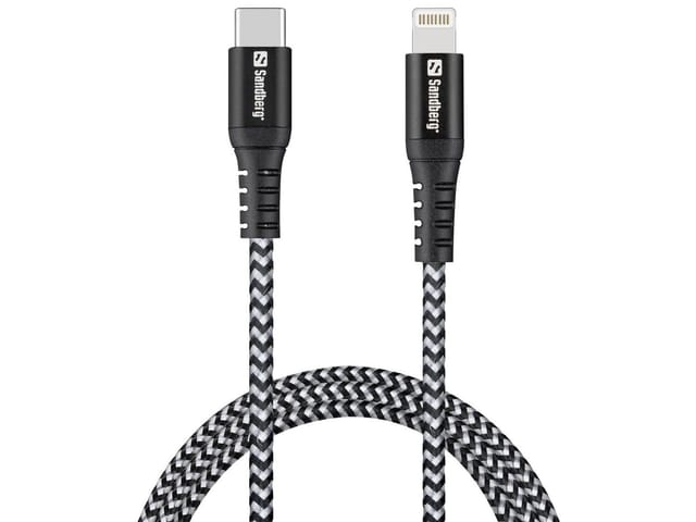 SANDBERG 441-55 - Sync- & Ladekabel, USB-C > Lightning, 1m