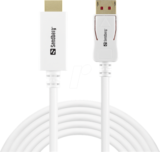 SANDBERG 509-16 - DisplayPort auf HDMI, 4K 60Hz, 2,0 m