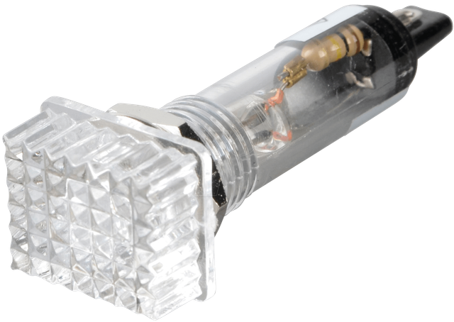 SB 541 KL - Neonlampe, klar, 230 V, Quadrat, FASTON