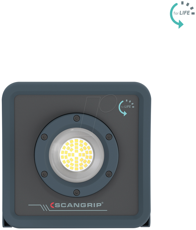 SCANGRIP 03.6201 - LED-Baustrahler NOVA R, 2000 lm, 5700 K, Akku