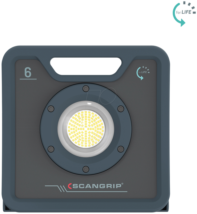 SCANGRIP 03.6203 - LED-Baustrahler NOVA 6, 6000 lm, 5700 K, IP67