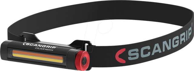 SCANGRIP 3.5659 - LED-Stirnleuchte UNIMATCH, 150 lm, CRI+, Stufenlose CCT-Funktion