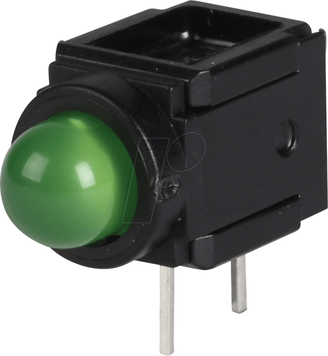 SCH 351341 - LED-Baustein, grün, 3 mm, 20 mcd, 70°