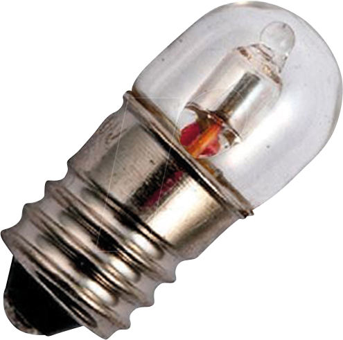 SCHI 102397900 - E10 T9x23 220-240V WE 10Khrs Klar Red Neon Glass
