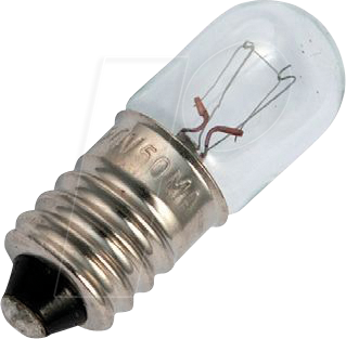 SCHI 102856800 - E10 T10x28 60V 40mA 2.4W C-2F 2Khrs Klar