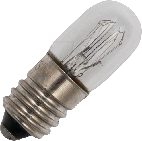 SCHI 102894600 - E10 T10x28 220V 22mA 5W CC-5A 2Khrs Klar